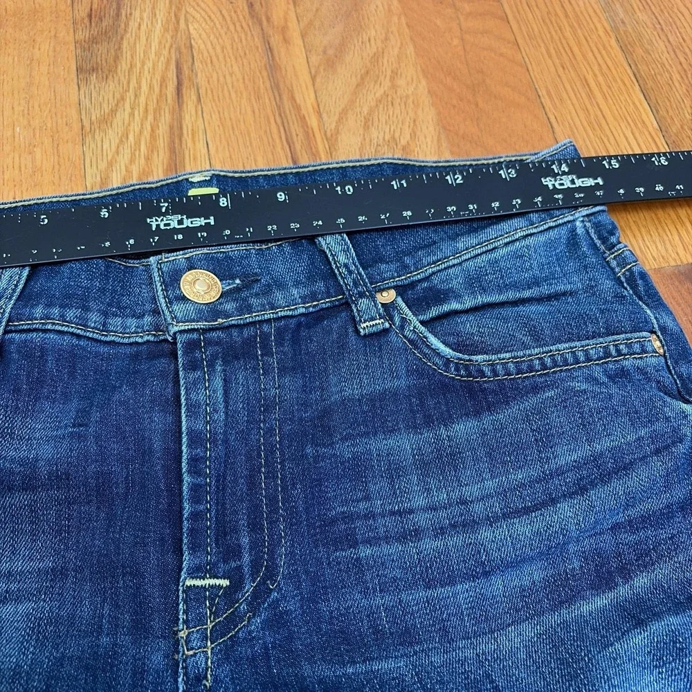 7 For All Mankind The Skinny Jeans Womens 27 Medium Wash Blue Slim Denim USA‎